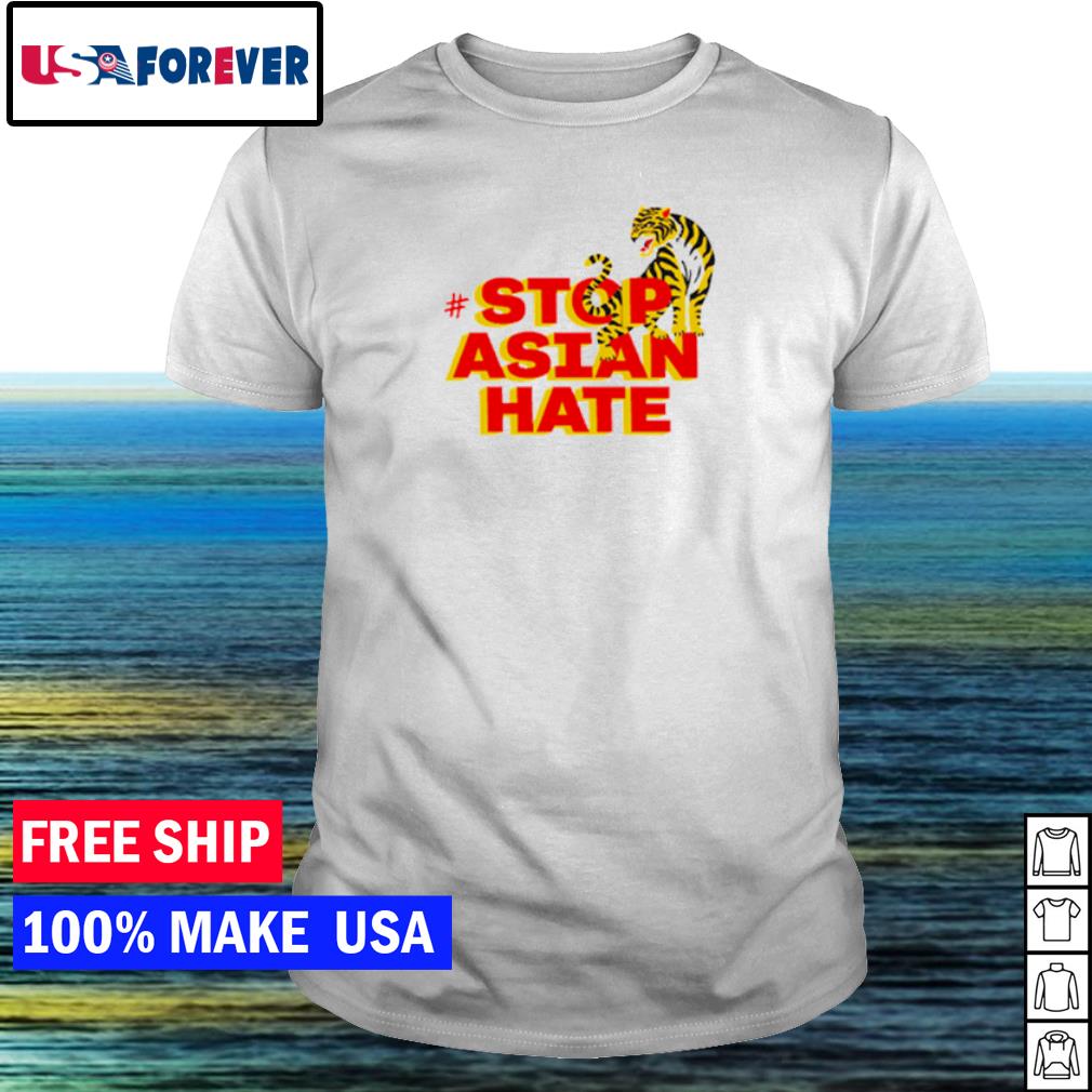 Usaforevertee Tiger Stop Asian Hate Shirt Sieu Thị Dự An Sg