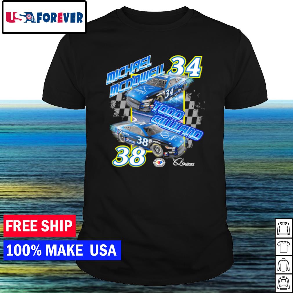 Best todd Gilliland & Michael McDowell Checkered Flag Sports Quincy Compressor shirt