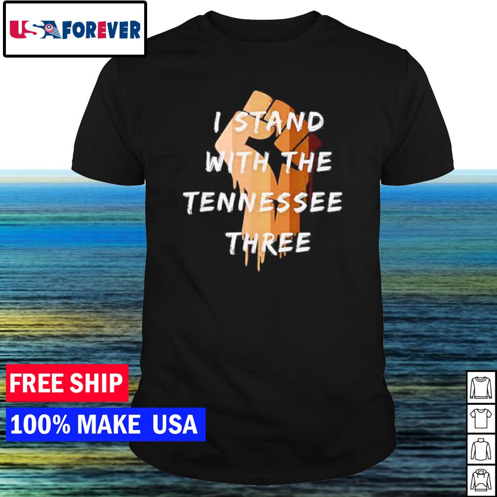 Funny men's I stand with the Tennessee three shirt