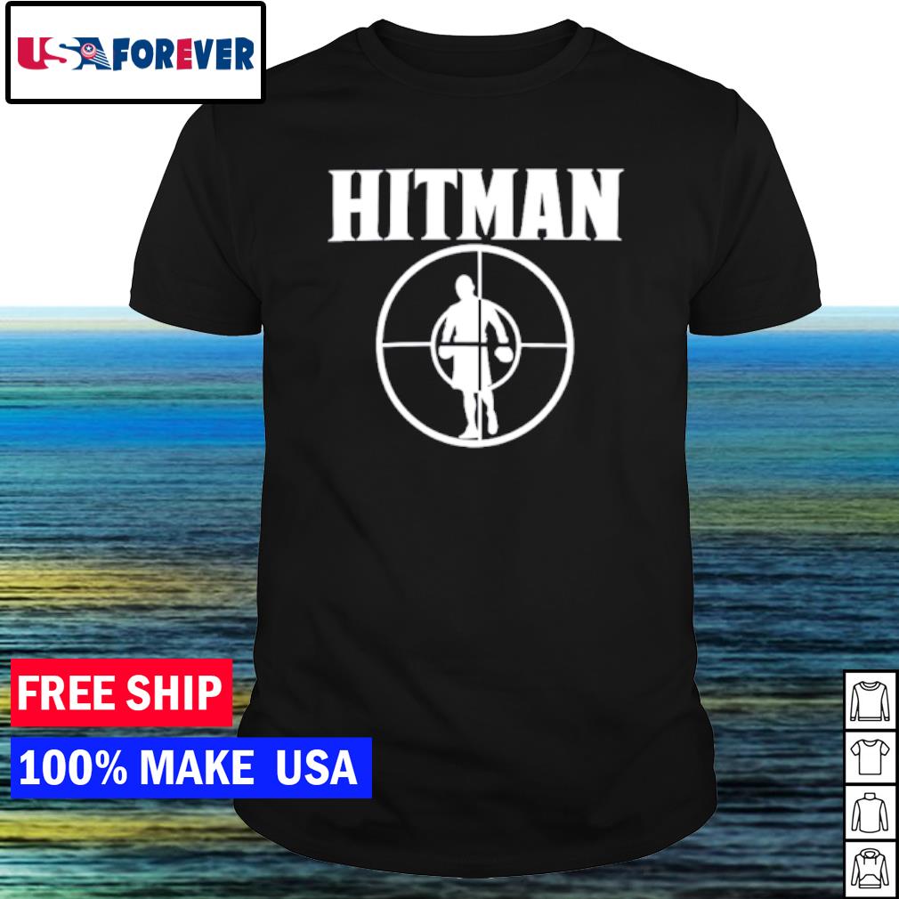 Best slim Albaher Hitman logo shirt