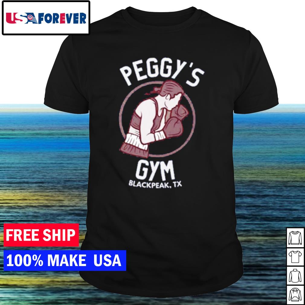 Funny peggy's gym blackpeak shirt