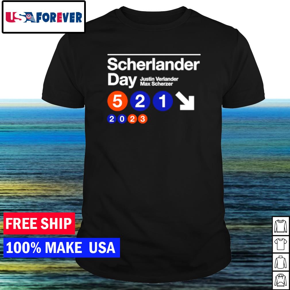 Funny scherlander day Justin Verlander Max Scherzer 2023 shirt