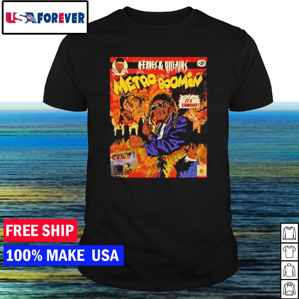 Official metro Boomin Heroes and Villains shirt
