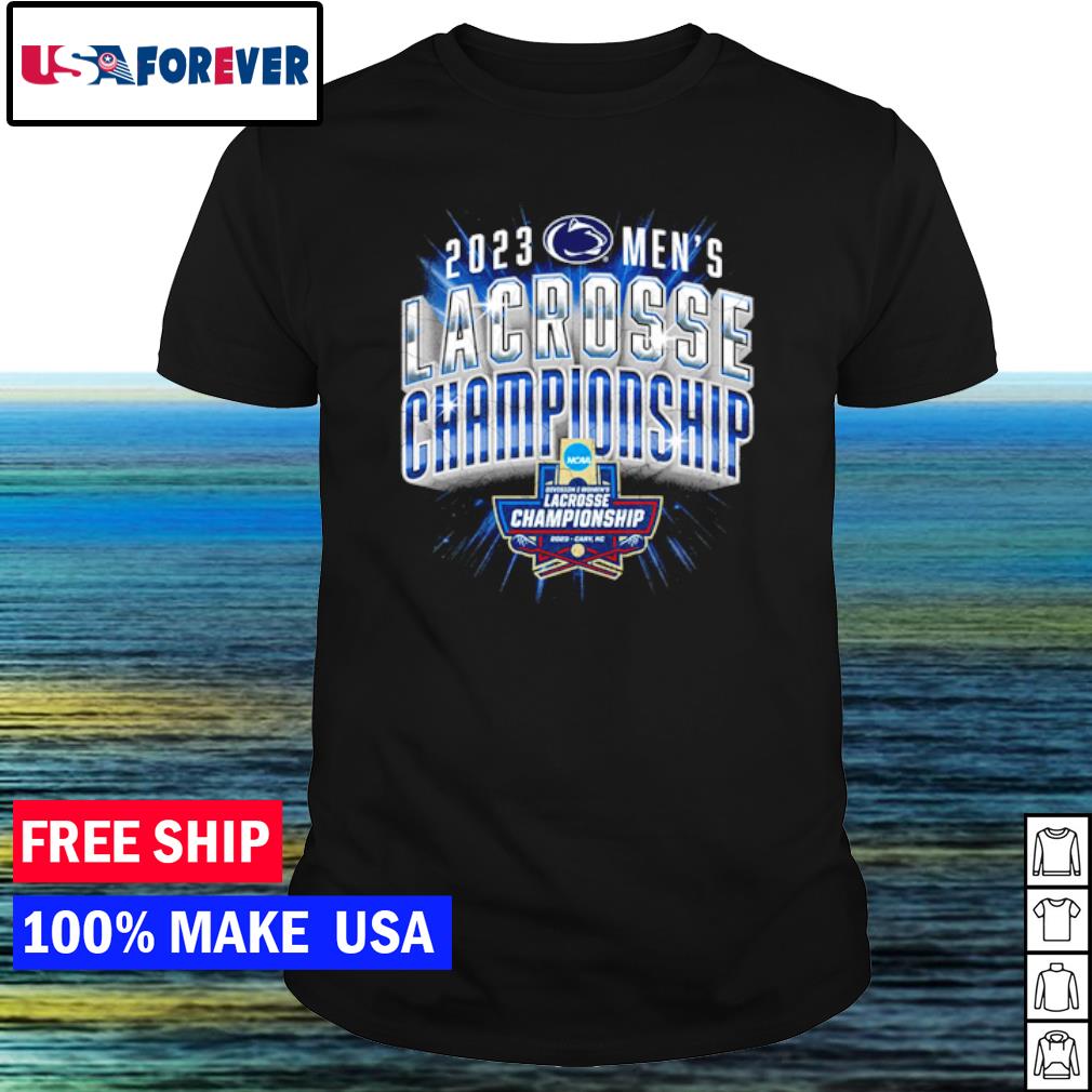 Official penn State Men's 2023 Lacrosse Championship final four shirt