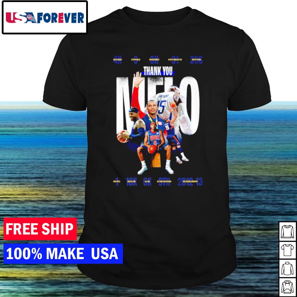 Official thank You Melo Anthony shirt