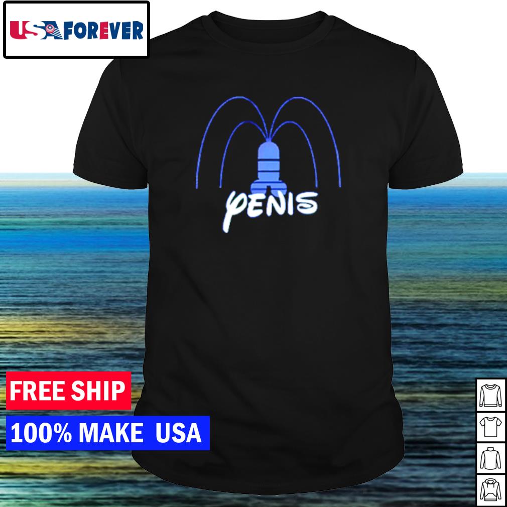 Original penis Disney logo parody shirt