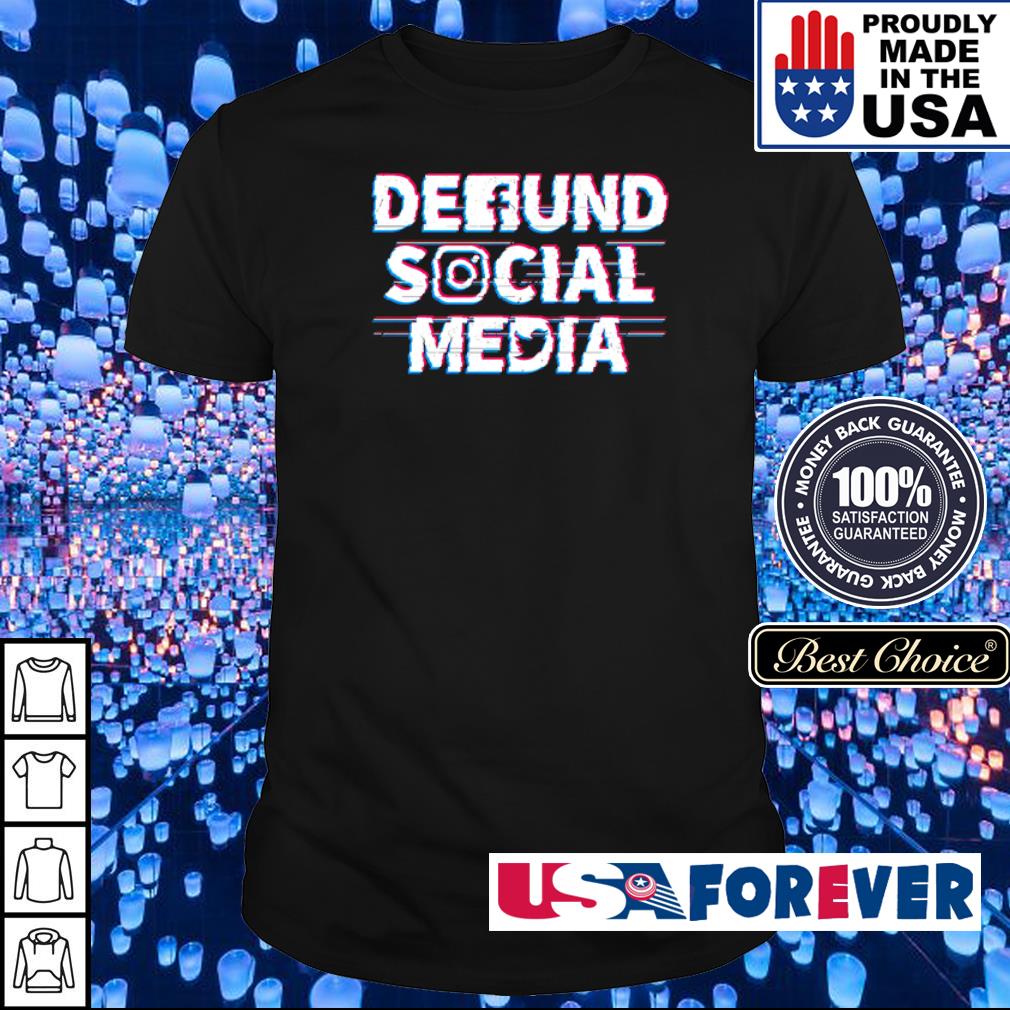 defund the media tee shirt