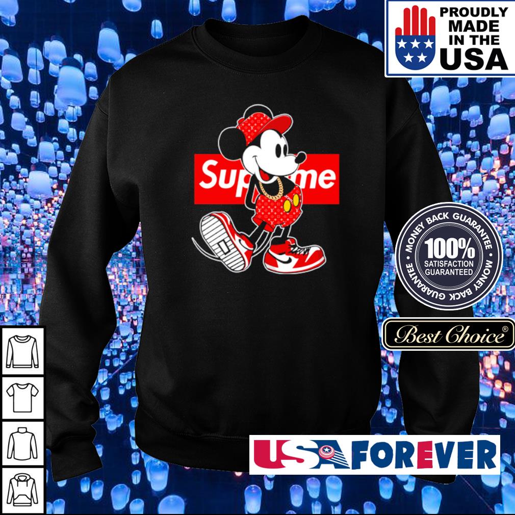 supreme mickey mouse sweatshirt