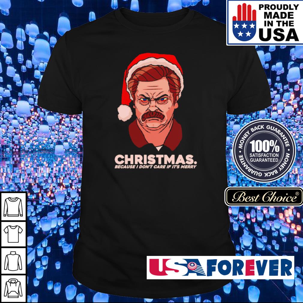 ron swanson christmas shirt